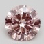 2.50 Ct. Fancy Intense Pink Round Lab Grown Diamond