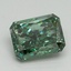 2.47 Ct. Fancy Vivid Pacific Green Radiant Lab Grown Diamond
