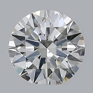 Round diamond — real photo