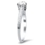 The Bernice Ring, smalltop view on a hand