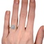 The Yoshino Ring, smallzoomed in top view on a hand