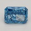 2.68 Ct. Fancy Vivid Blue Radiant Lab Grown Diamond