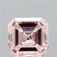 2.50 Ct. Fancy Intense Pink Asscher Lab Grown Diamond