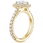 18K Yellow Gold Estelle Halo Diamond Ring (3/4 ct. tw.), smallside view