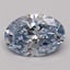 1.15 Ct. Fancy Intense Blue Oval Lab Grown Diamond