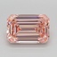 2.50 Ct. Fancy Vivid  Pink Emerald Lab Grown Diamond