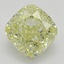 0.55 Ct. Fancy Yellow Cushion Diamond