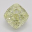 1.01 Ct. Fancy Light Yellow Cushion Diamond
