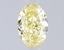 1.07 Ct. Fancy Intense  Yellow Oval Lab Grown Diamond