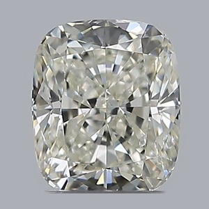 Cushion diamond — real photo