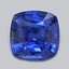 6.8mm  Blue  Cushion   Sapphire