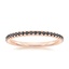 14K Rose Gold Luxe Ballad Black Diamond Ring (1/4 ct. tw.), smalltop view