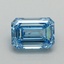 1.50 Ct. Fancy Vivid Blue Emerald Lab Grown Diamond