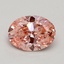 2.01 Ct. Fancy Intense Pink Oval Lab Grown Diamond
