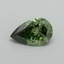 1.02 Ct. Fancy Vivid Green Pear Lab Grown Diamond