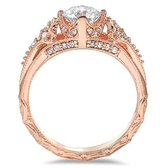 Custom Intricate Heirloom Inspired Ring
