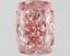 2.10 Ct. Fancy Vivid Pink Cushion Lab Grown Diamond