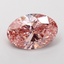 1.81 Ct. Fancy Intense Brownish Pink Oval Lab Grown Diamond