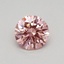 0.32 Ct. Fancy Vivid Pink Round Lab Grown Diamond