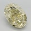 2.01 Ct. Fancy Intense Yellow Oval Lab Grown Diamond