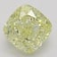1.10 Ct. Fancy Yellow Cushion Diamond
