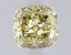 1.08 Ct. Fancy Intense  Yellow Cushion Lab Grown Diamond