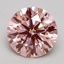 2.42 Ct. Fancy Intense Pink Round Lab Grown Diamond