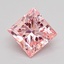 0.99 Ct. Fancy Intense Pink Princess Lab Grown Diamond