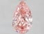 1.53 Ct. Fancy Vivid  Pink Pear Lab Grown Diamond