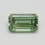 1.01 Ct. Fancy Intense Pacific Green Emerald Lab Grown Diamond