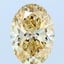 2.02 Ct. Fancy Intense Yellow Oval Lab Grown Diamond