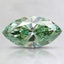 0.82 Ct. Fancy Vivid Pacific Green Marquise Lab Grown Diamond