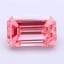2.51 Ct. Fancy Vivid  Pink Emerald Lab Grown Diamond