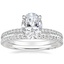 Platinum Simply Tacori Luxe Drape Diamond Ring with Simply Tacori Diamond Ring (1/5 ct. tw.)