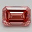 2.47 Ct. Fancy Vivid Pink Emerald Lab Grown Diamond