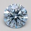 2.05 Ct. Fancy Blue Round Lab Grown Diamond