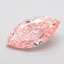 2.02 Ct. Fancy Vivid Pink Marquise Lab Grown Diamond