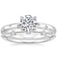18K White Gold Corinne Diamond Ring with Aimee Diamond Ring