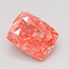 1.05 Ct. Fancy Vivid Pink Cushion Lab Grown Diamond