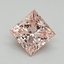 1.55 Ct. Fancy Intense Pink Princess Lab Grown Diamond