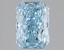 1.54 Ct. Fancy Intense Blue Radiant Lab Grown Diamond