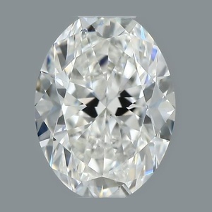 Oval diamond — real photo