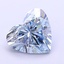 2.06 Ct. Fancy Intense  Blue Heart Lab Grown Diamond