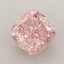 1.57 Ct. Fancy Vivid Pink Cushion Lab Grown Diamond