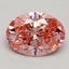 2.02 Ct. Fancy Intense Pink Oval Lab Grown Diamond