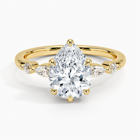 Marquise and Round Diamond Ring