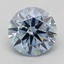 1.01 Ct. Fancy Intense  Blue Round Lab Grown Diamond