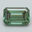 3.04 Ct. Fancy Vivid Green Emerald Lab Grown Diamond