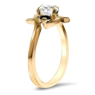 Custom Sweeping Three Stone Sapphire and Diamond Engagement Ring