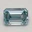 1.85 Ct. Fancy Intense Greenish Blue Emerald Lab Grown Diamond